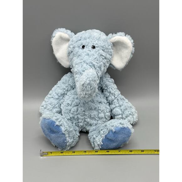 Demdaco Nat & Jules Blue Elephant Plush 12” Soft Stuffed Animal - Picture 3 of 9
